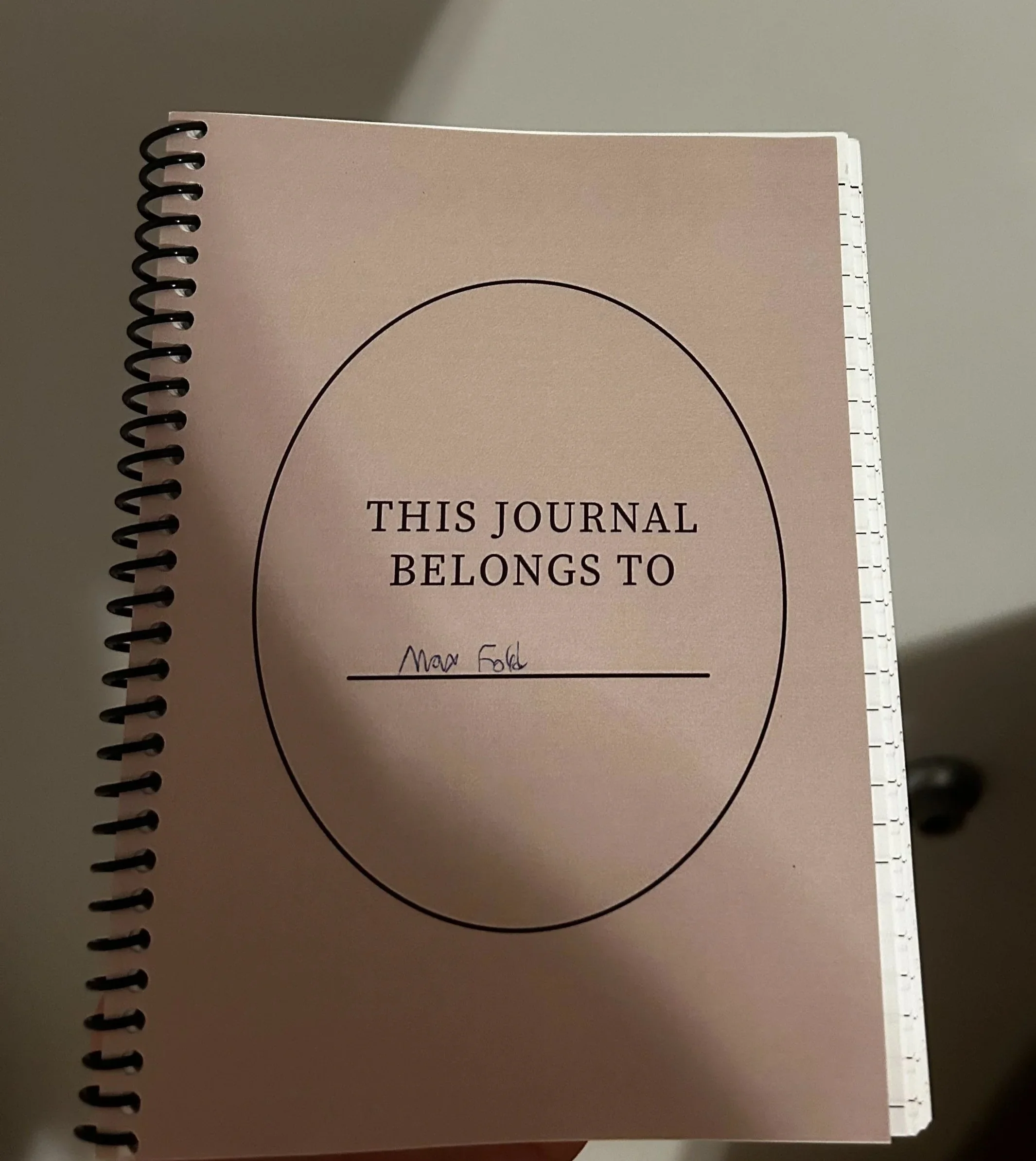 Prayer Journal — view 2